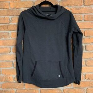 Tek Gear Pullover Hoodie womens Medium Gray Cowl Neck Activewear Top Comfy Sport